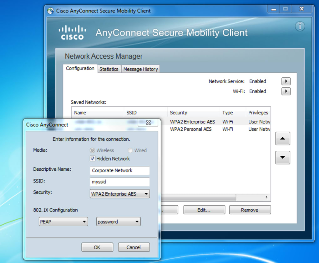 Cisco anyconnect secure mobility client app